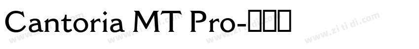 Cantoria MT Pro字体转换